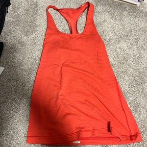 lululemon red tanktop